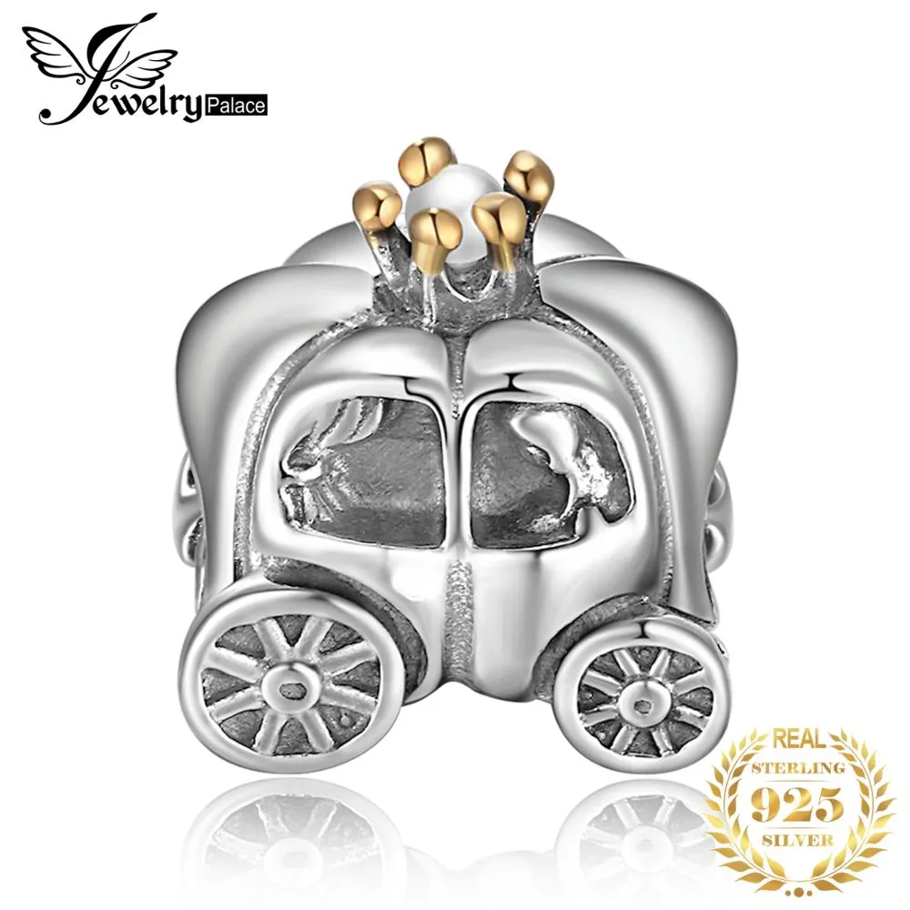 Vintage Car Beads 925 Sterling Silver