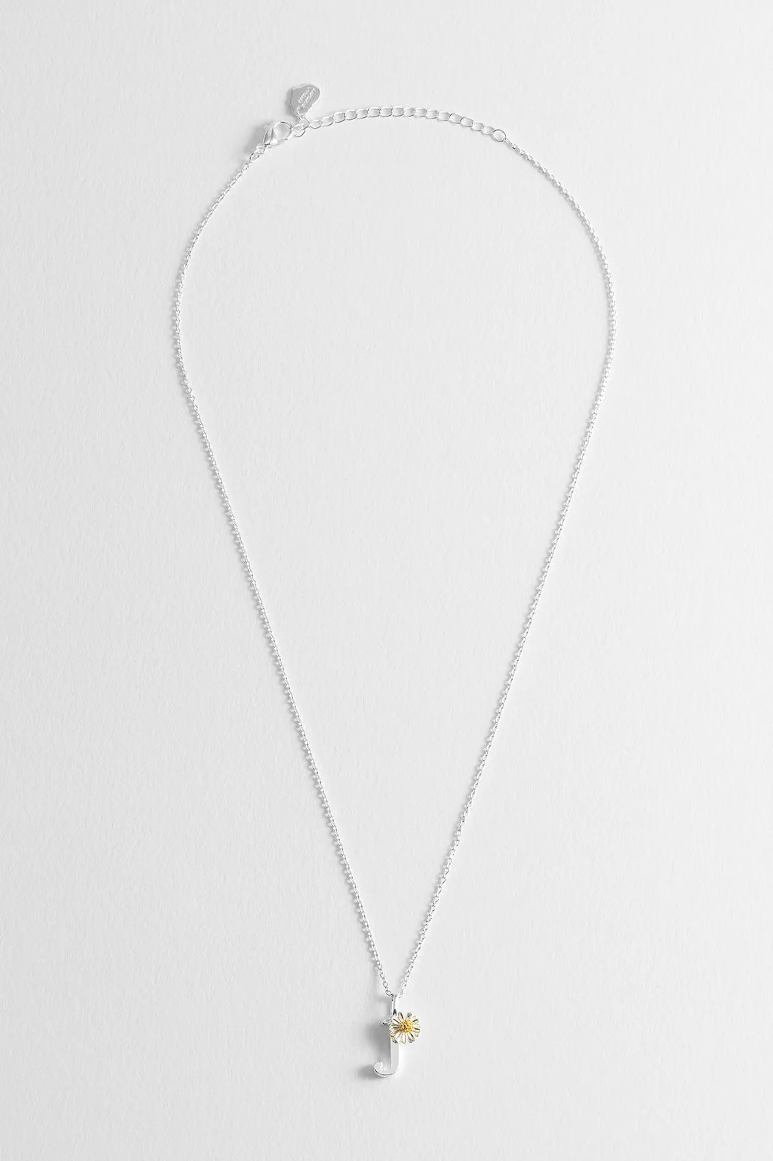 Wildflower Initial Pendant
