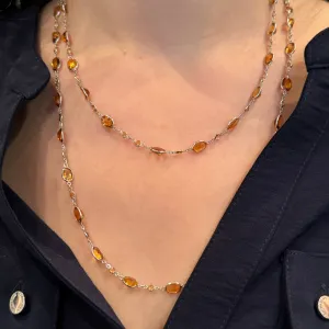 Yellow Citrine Necklace