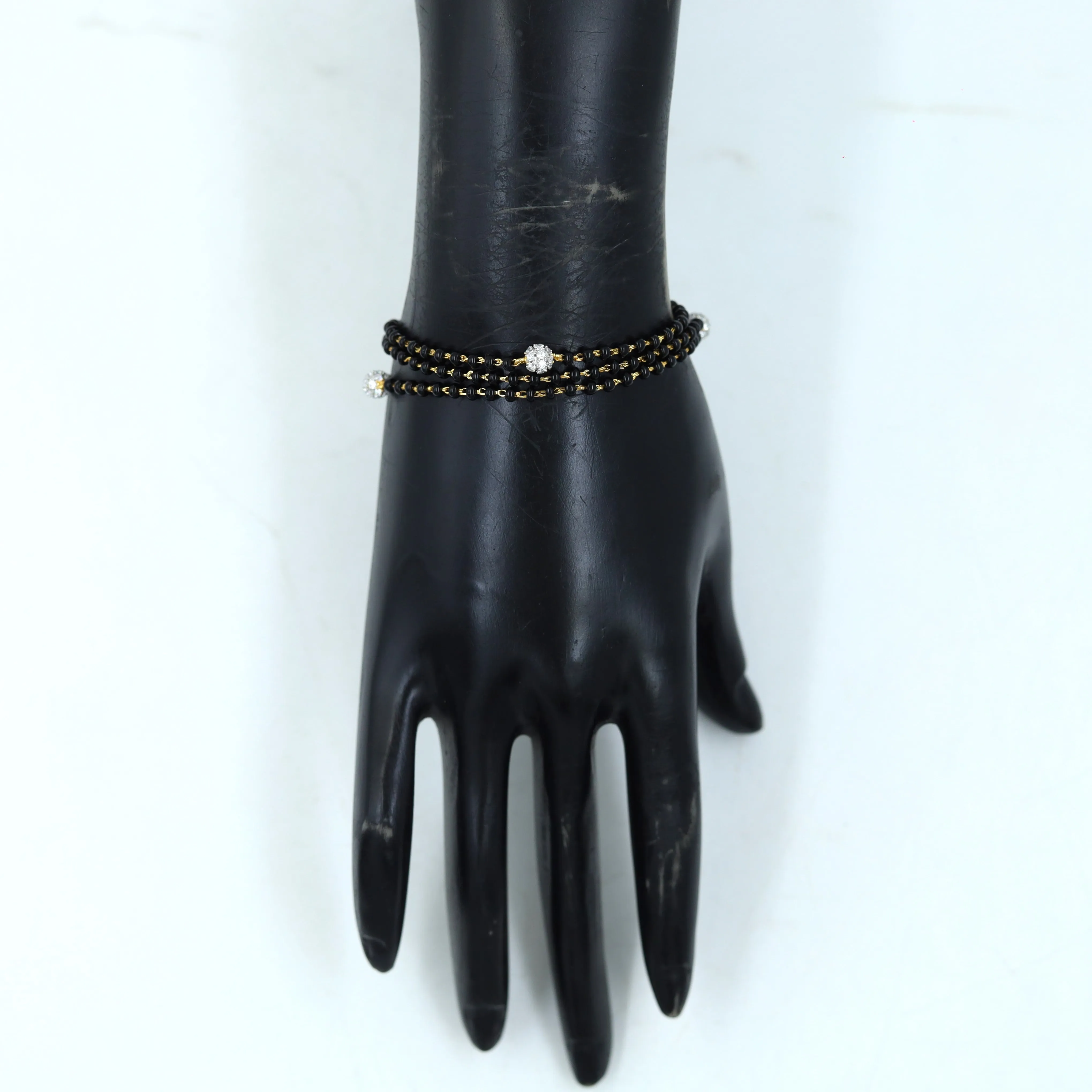 Zircon/AD Mangalsutra Bracelet 12733-05