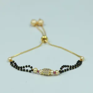 Zircon/AD Mangalsutra Bracelet 4547-1