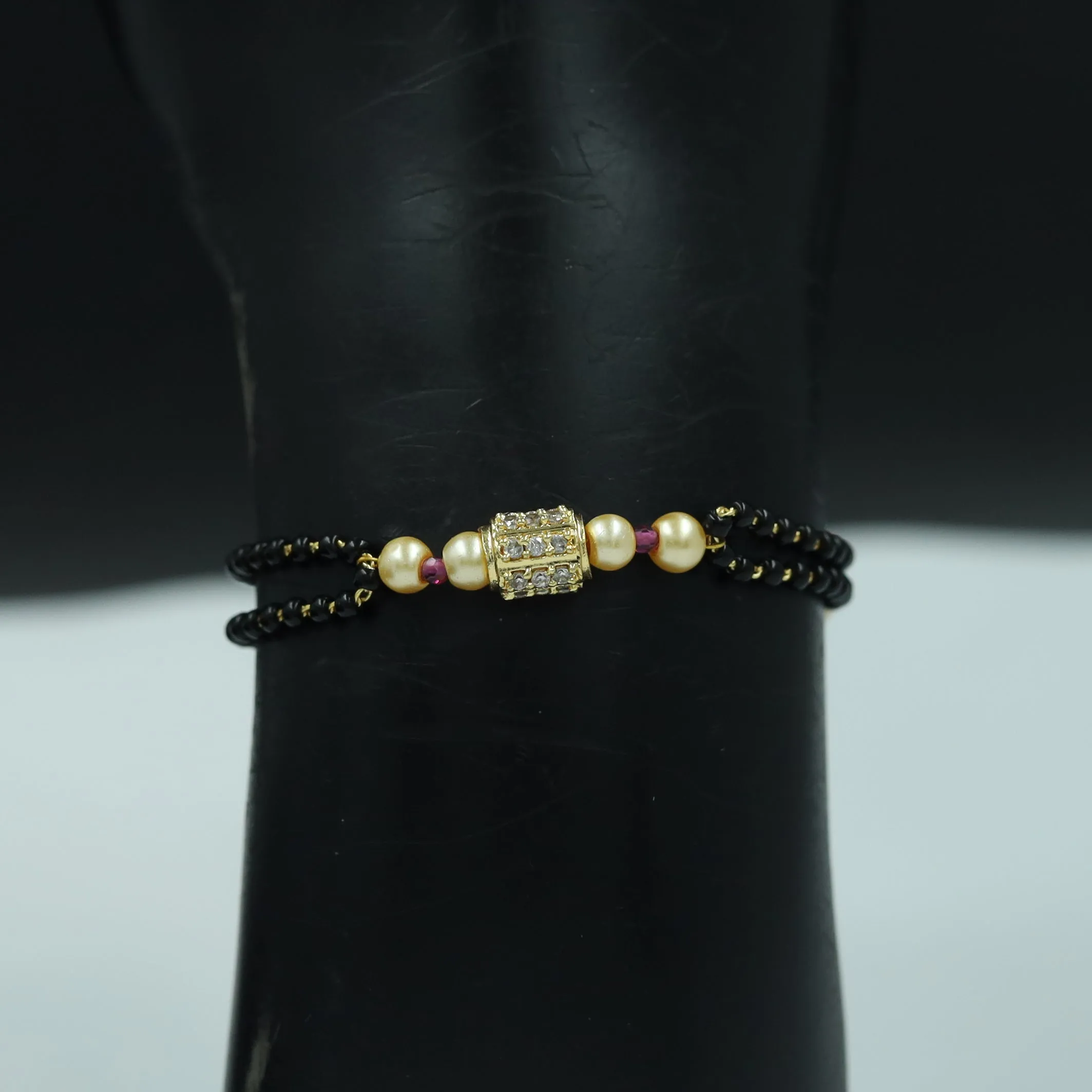 Zircon/AD Mangalsutra Bracelet 4547-1